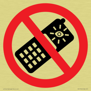 P910 Prohibition: No camera phones
